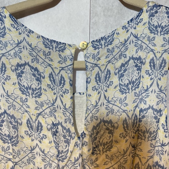 Anthropologie Lara Guidotti Silk Blend Flowy Summer Sleeveless sundress size M - Picture 8 of 9